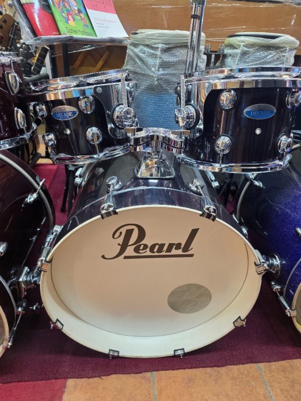 Pearl decade maple 5 piece drumset